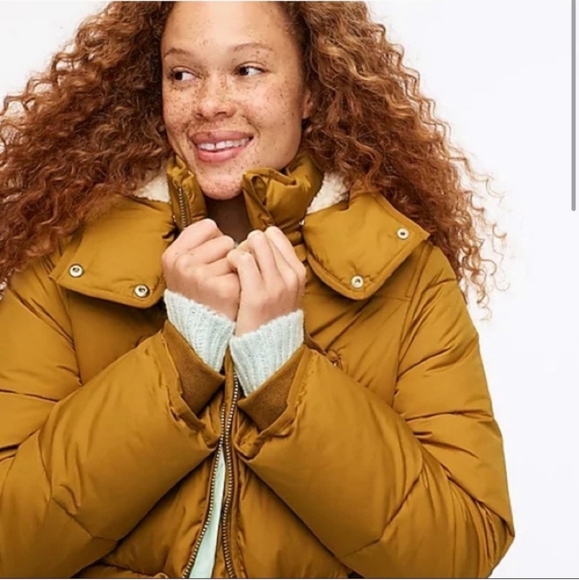 J. Crew Chateau Puffer Jacket, Size Petite Small - Picture 3 of 14